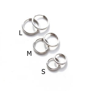 Sade Halka Küpe Medium