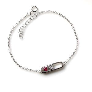 Kalp Detaylı Tasarım Bileklik