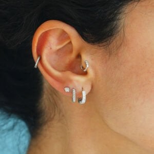 Mini Baget Halka Küpe