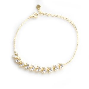 Sıralı Markiz Yaprak Bileklik