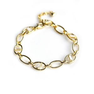 Tasarım Oval Zincir Baget Bileklik