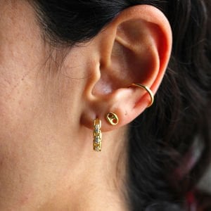 Sade Kıkırdak Küpe