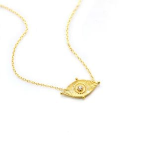 Tasarım Mekik Göz Kolye