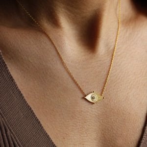 Tasarım Mekik Göz Kolye