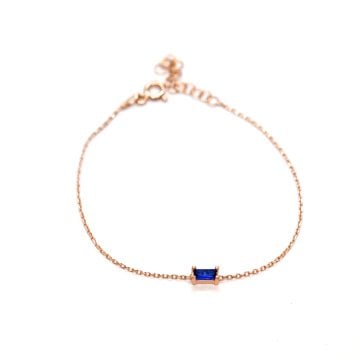 Keyz Baguette Bileklik Safir