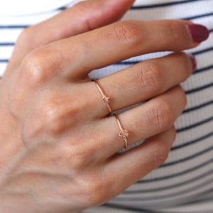 Mini Yonca Tel Yüzük