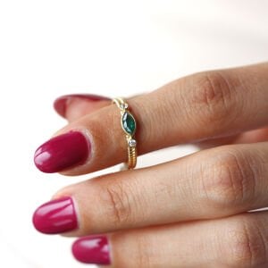 Tasarım Zümrüt Yüzük