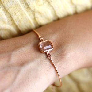 Morganit Tel Bileklik