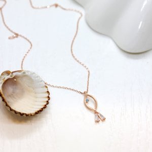 Baget Sallantılı Balık Kolye