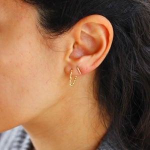 Top Top Kalp Halka Küpe