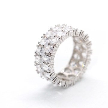 Çift Damla Tamtur Yüzük