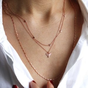 Sıralı Yıldız Kolye