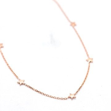 Sıralı Yıldız Kolye