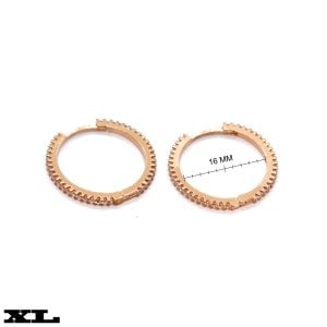 XL İncecik Halka Küpe