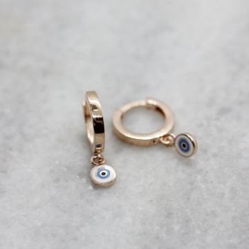 Mini Yuvarlak Göz Küpe