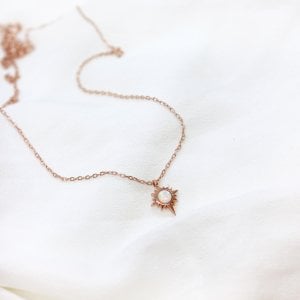 Mini Kutup Yıldızı Opal Kolye