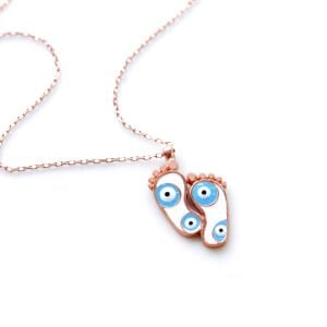 Anne Cocuk Ayak Kolye