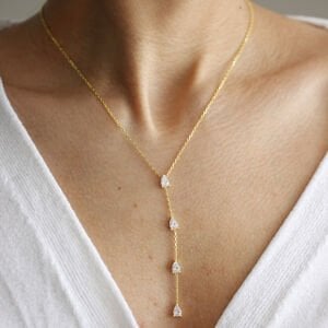 Sıralı Damla Kolye