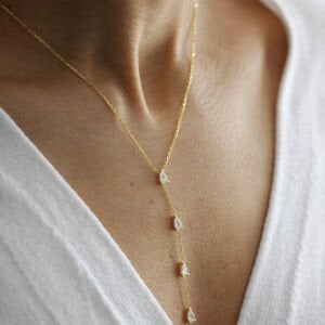 Sıralı Damla Kolye