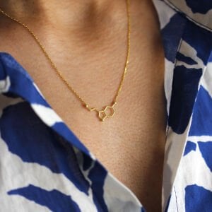 Dopamin Molekül Kolye