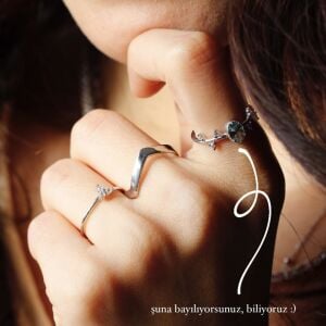 Tasarım Aqua Marin Yüzük