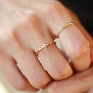 Sıvama Üçtaş Kemik Yüzük