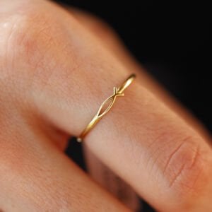 Minimal Balık Yüzük