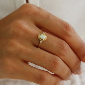 Tasarım Opal Yüzük