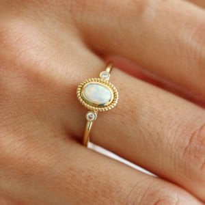 Tasarım Opal Yüzük