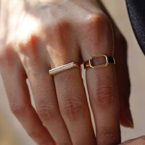 Tasarım Dikdörtgen Yüzük