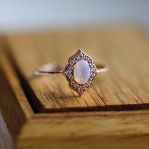 Nano Taşlı Vintage Tasarım Yüzük