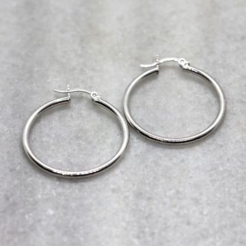 Düz Halka Küpe 3 cm