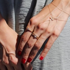 Yuvarlak Mini Pave Yüzük