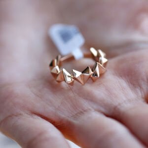 Sıralı Origami Kalp Yüzük